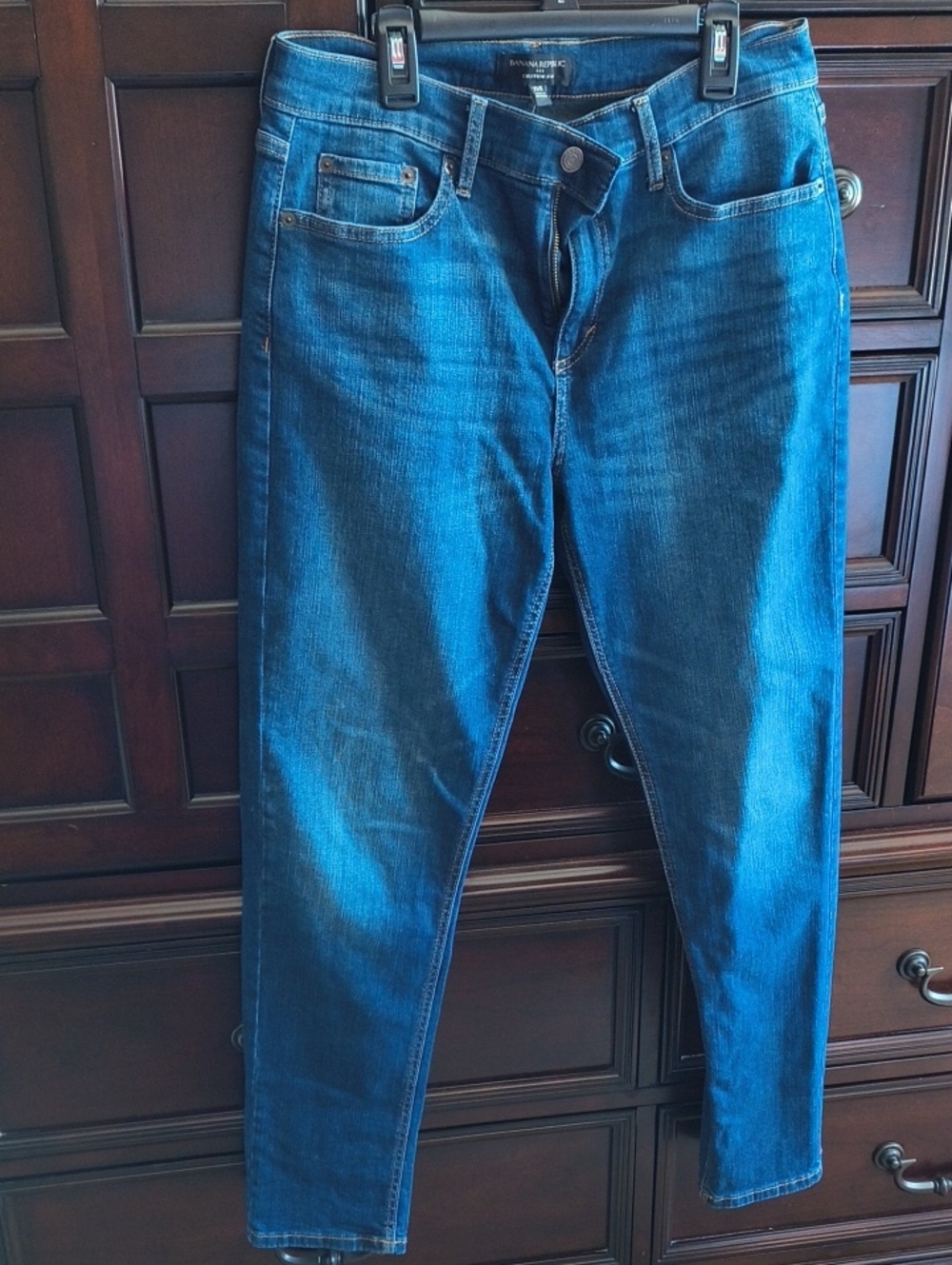 Banana Republic Women's Blue Slim Straight Jeans